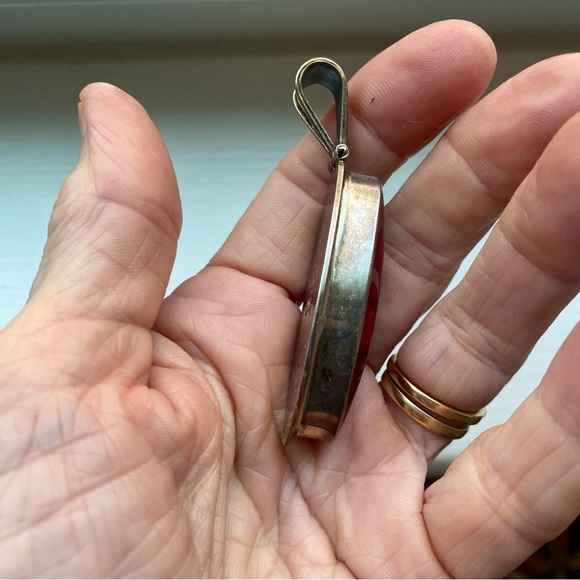 Jasper sterling  Mexican pendant - Picture 5 of 9